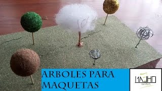 HAZ ARBOLES PARA MAQUETA  ARQUITECTURA TRAZOSDEENSUEÑO [upl. by Stace]