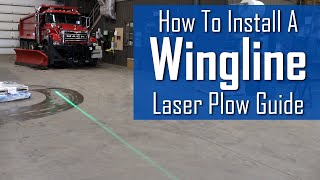 How to Install a Wingline Laser Snow Plow Guide For Municipal Plow Wings [upl. by Fleischer]