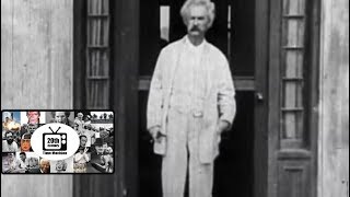 Mark Twain only Footage In Existance Thomas Edison Film 1909 Kinetograph [upl. by Ahsilat773]