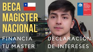 GUIA para adjudicarse la Beca Magíster Nacional ANID  MAGISTERMASTER en CHILE [upl. by Osmund]