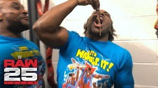 Boogeyman feeds Xavier Woods a handful of worms Raw 25 Fallout Jan 23 2018 [upl. by Adnaloy657]