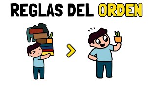 3 REGLAS para una casa LIMPIA y ORDENADA todo el tiempo [upl. by Patnode]