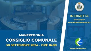 CONVOCAZIONE del CONSIGLIO COMUNALE  Manfredonia 30 Settembre 2024 [upl. by Leese633]