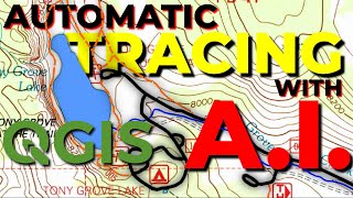 AUTOMATICALLY DIGITIZE map features in QGIS with this PLUGIN [upl. by Trill]