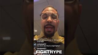 Andre Ward REACTS to Mike Tyson LOSING to Jake Paul [upl. by Ellenaej]