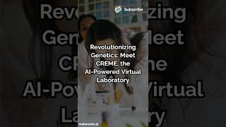 Revolutionizing Genetics Meet CREME the AI Powered Virtual Laboratory science geneexpression [upl. by Yusuk]