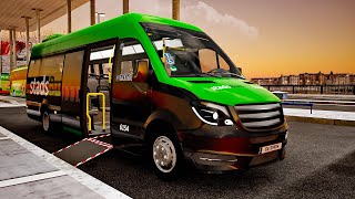 MercedesBenz SPRINTER    Fernbus Simulator    DLC W906    Gameplay [upl. by Cook]