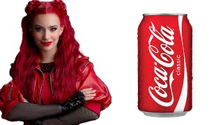 Descendants 4 Movie Characters and their favorite Drinks Movies amp More  Uma Bridget Red Hook [upl. by Corin]