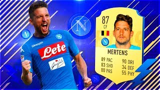 DRIES MERTENS PLAYER REVIEW IN FIFA 19  87 MERTENS REVIEW AND GAMEPLAY  FIFA 19 PLAYER REVIEWS [upl. by Mairhpe]