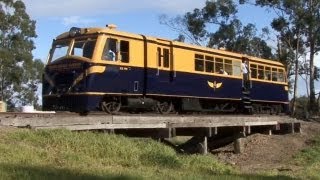 Walker Rail Motor on the Yarra Valley Railway Australian Trains [upl. by Aldous]