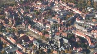 Stadtansicht der Altstadt von Halberstadt im Bundesland SachsenAnhalt [upl. by Annawak558]