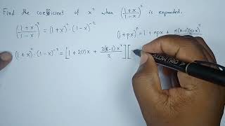 Find the coefficient of x²  Binomial Expansion [upl. by Rundgren]