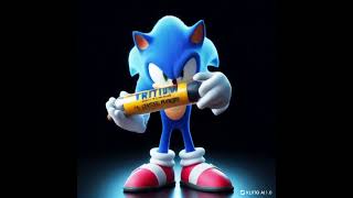 Sonic The Hedgehog holding a battery of tritium [upl. by Ennirroc]