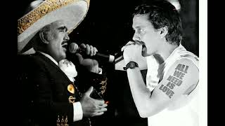 Un Millon De Primavera  Vicente Fernandez ft Cancerbero  mix musica Video Lyrics [upl. by Constant853]