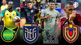 MEXICO LOSES Venezuela DEFEATS Mexico amp Ecuador TAKE DOWN Jamaica 31  Copa America 2024 [upl. by Teryl]