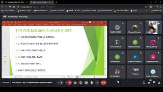 International NUtrition Webinar day 5 [upl. by Inaej]