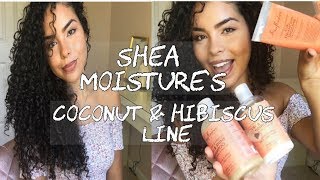 SHEA MOISTURE Curly Hair Routine [upl. by Randie]