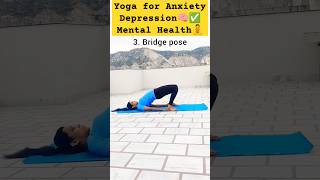 Yoga For Anxiety l Depression l Mental health shorts rutbornnutrition [upl. by Le451]