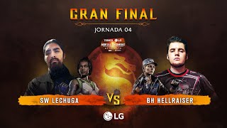 LECHUGA vs HELLRAISER  Cuartos de Final  Torneo LG Mortal Kombat 11 🥋🎮 [upl. by Elka]