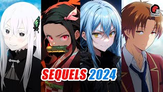 🤩 10 MOST ANTICIPATED ANIME SEQUELS IN 2024  Rincón otaku [upl. by Senskell]