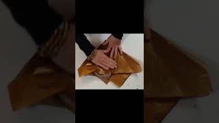 How To Put Tissue Paper In A Gift Bag QUICK AND EASY shorts [upl. by Coats]