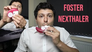 NextHaler FosterFostair inhaler review and demonstration [upl. by Nodlew]