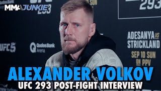 Alexander Volkov Breaks Down Submission of Tai Tuivasa Discusses Next Move  UFC 293 [upl. by Ultima]