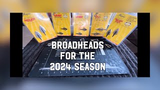 Broadheads for the 2024 season [upl. by Nilreb]