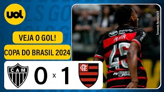 ATLÉTICOMG 0 X 1 FLAMENGO  COPA DO BRASIL 2024 VEJA O GOL DE PLATA [upl. by Babby]