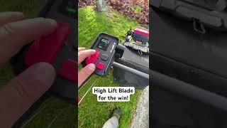 Kress Commercial mower optional high lift blade for the win [upl. by Azriel567]