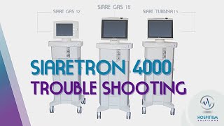 Siaretron 4000  Trouble Shooting  Marca Siare  Hospitium Solutions [upl. by Logan]