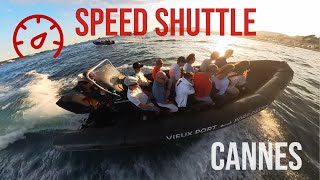 2 Ports Connected by Speedboats 🚀 Shuttle amp Luxury 💎 Cannes Yachting Festival 🌊  Nautic Markt TV [upl. by Dnamron528]