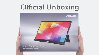 Official Unboxing  ZenScreen Touch MB16AHT [upl. by Edmund766]