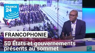 Sommet de la Francophonie  plus de 300 millions de locuteurs francophones • FRANCE 24 [upl. by Arremat]