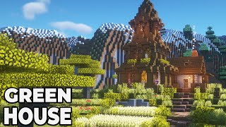 How to Build an Awesome GREENHOUSE in Minecraft 115 Survival HOW TO BUILD [upl. by Rovelli65]