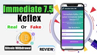 Immediate 75 Keflex Real or Fake Immediate 75 Keflex Review  Scam or Legit  Keflex i700 Bitcoin [upl. by Alderson]