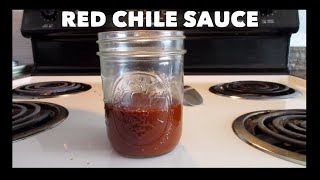 How to Make Traditional New Mexican Red Chile Sauce [upl. by Ahsiram]