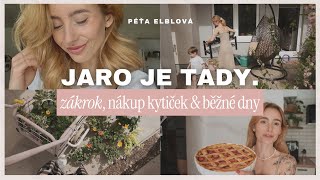 ŠLA JSEM NA ZÁKROK NÁKUP KYTIČEK amp JARNÍ DNY  VLOG [upl. by Annaeiluj]