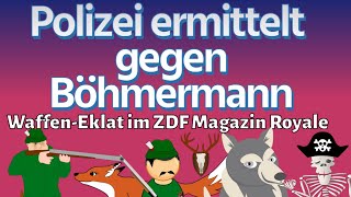 Polizei ermittelt gegen Böhmermann WaffenEklat im ZDF Magazin Royale  Meinungspirat [upl. by Yevi]