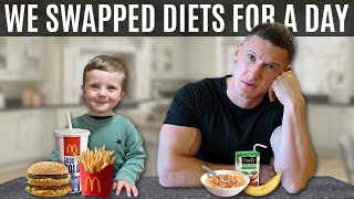 I swapped diets with my 1 year old son for a day… [upl. by Mungovan24]