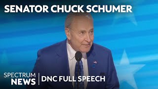 Senator Chuck Schumer speaks during second night of DNC FULL SPEECH  Spectrum News [upl. by Duthie]