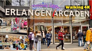 WALKING AROUND SHOPPING CENTER ERLANGEN ARCADEN [upl. by Catt]