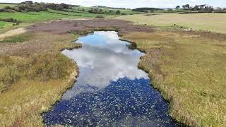 Drone footage of Ashgrove Loch Stevenston September 2024 [upl. by Mccreery]