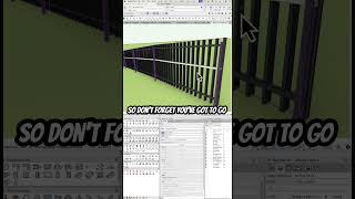 How to Add Rails on Your Vectorworks Fence jonathanpickup vectorworks [upl. by Nnairol]