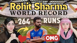 ROHIT SHARMA Hits 264 Runs Reaction  World Record Inning Highlights  India Vs Srilanka Match [upl. by Esidarap283]