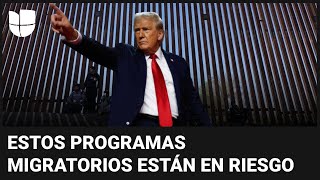 Victoria de Trump amenaza varios programas migratorios te contamos cuáles y qué se puede esperar [upl. by Hutchins717]