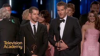 Emmys 2015  Game Of Thrones Wins Outstanding Drama Series [upl. by Barlow]