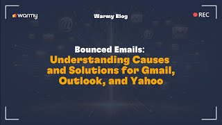 Bounced Emails Understanding Causes and Solutions for Gmail Outlook and Yahoo [upl. by Catrina787]