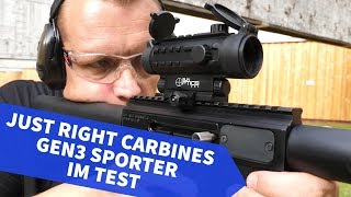 Just Right Carbines 9mm im Test Der JRC9 Carbine Gen3 Sporter mit Velocity Trigger [upl. by Seadon]