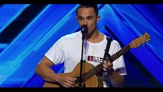 Cyrus Villanueva stage audition for X Factor Australia standing ovation [upl. by Noired]